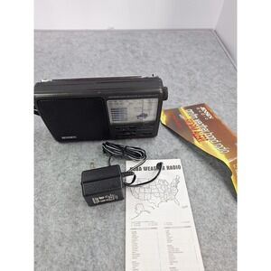 Jensen MR 800 AM FM Weather Band Radio with Storm Alert Portable NOAA Weather